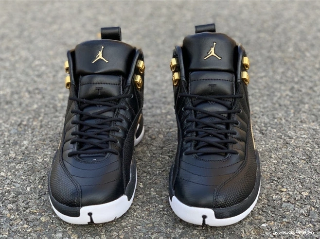 Rep Retro Gold-White 'Reptile' Metallic 12 Air Jordan Black AO6068-007 0715